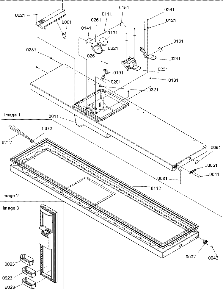 Freezer Door Diagram and Parts List for SGD26VL P1315208W L Amana Refrigerator