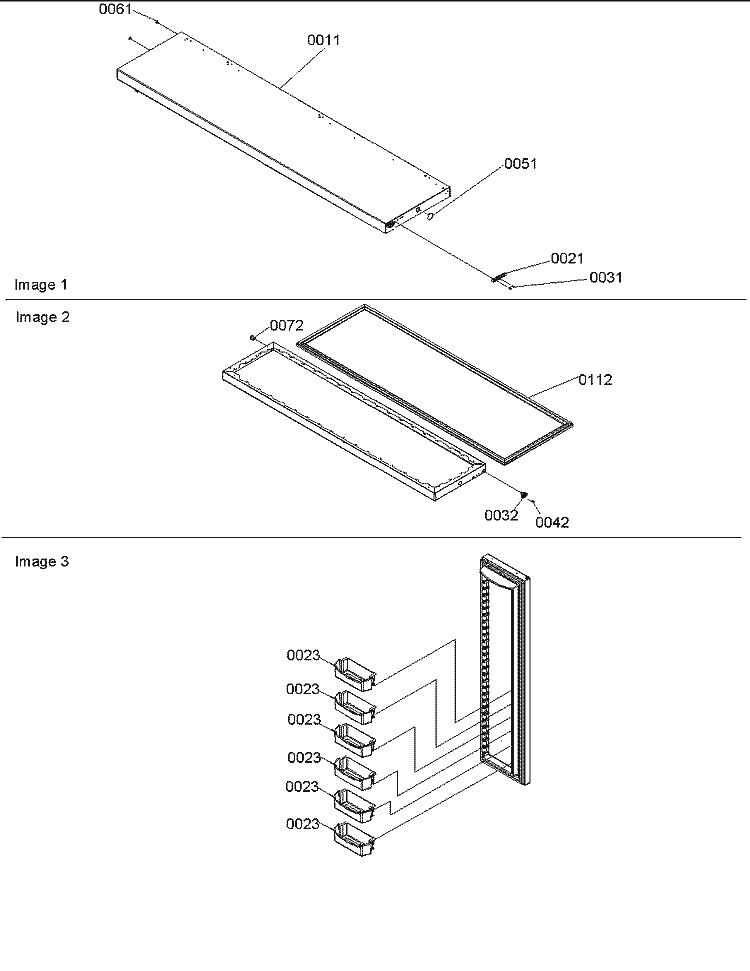 Freezer Door Diagram and Parts List for SX23VL P1315401W L Amana Refrigerator