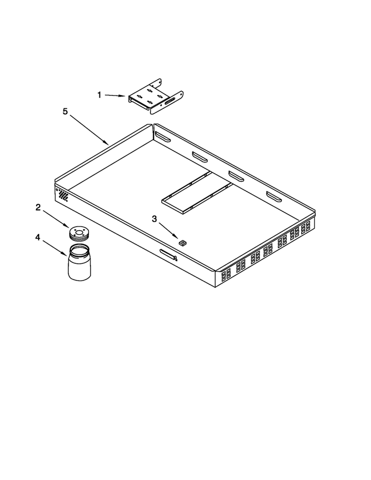 Burner Box Assembly Diagram and Parts List for JED8230ADS16  Jenn-Air Cooktop