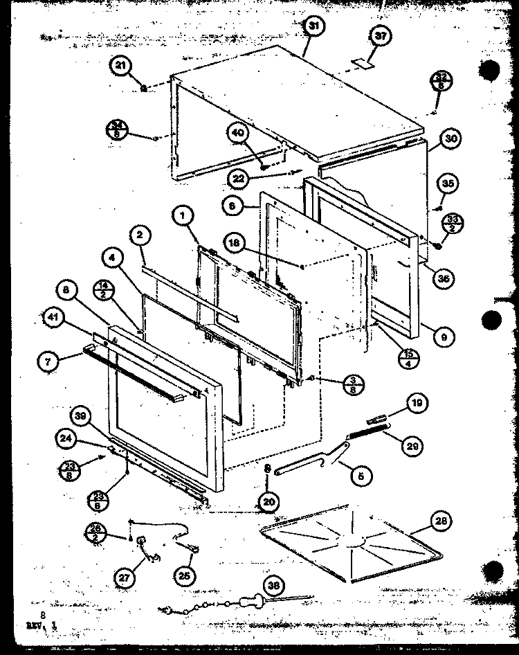 Page 3 Diagram and Parts List for CRRL1020 P7559404M Amana Microwave