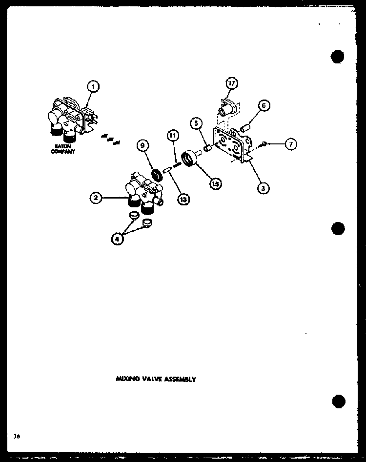 Section 7 Diagram and Parts List for LWD773 P7804717W Amana Washer
