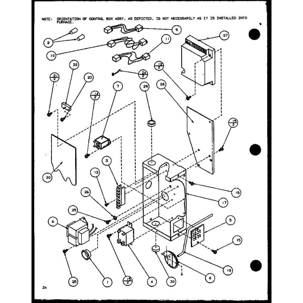 Diagram 10 Diagram and Parts List for GUI070C30B P1106402F Amana Furnace