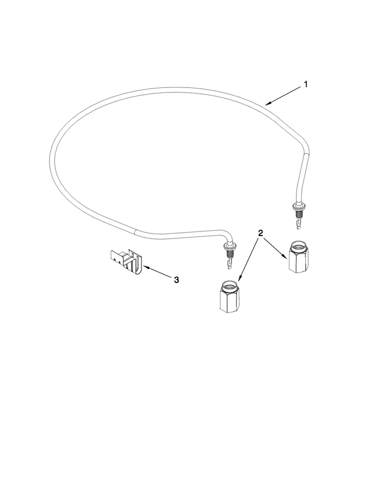 Heater Parts Diagram and Parts List for JDB1275AWF0  Jenn-Air Dishwasher