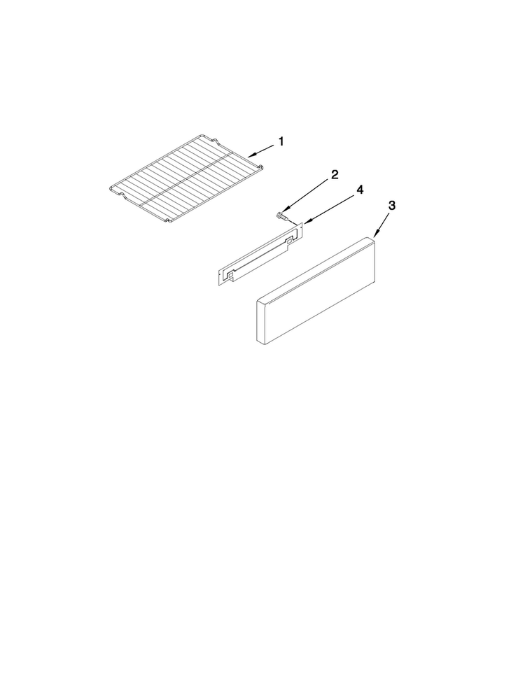 Drawer And Rack Parts Diagram and Parts List for JDS9860CDB01  Jenn-Air Range