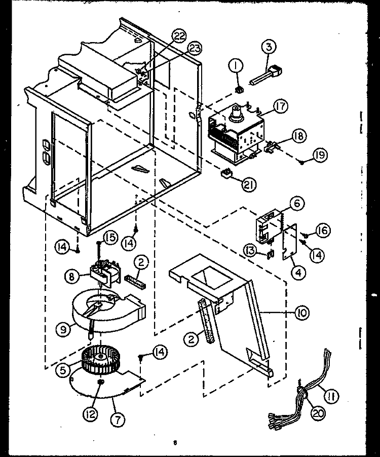 Page 3 Diagram and Parts List for MPS229-10 P1104401M Amana Wall Oven