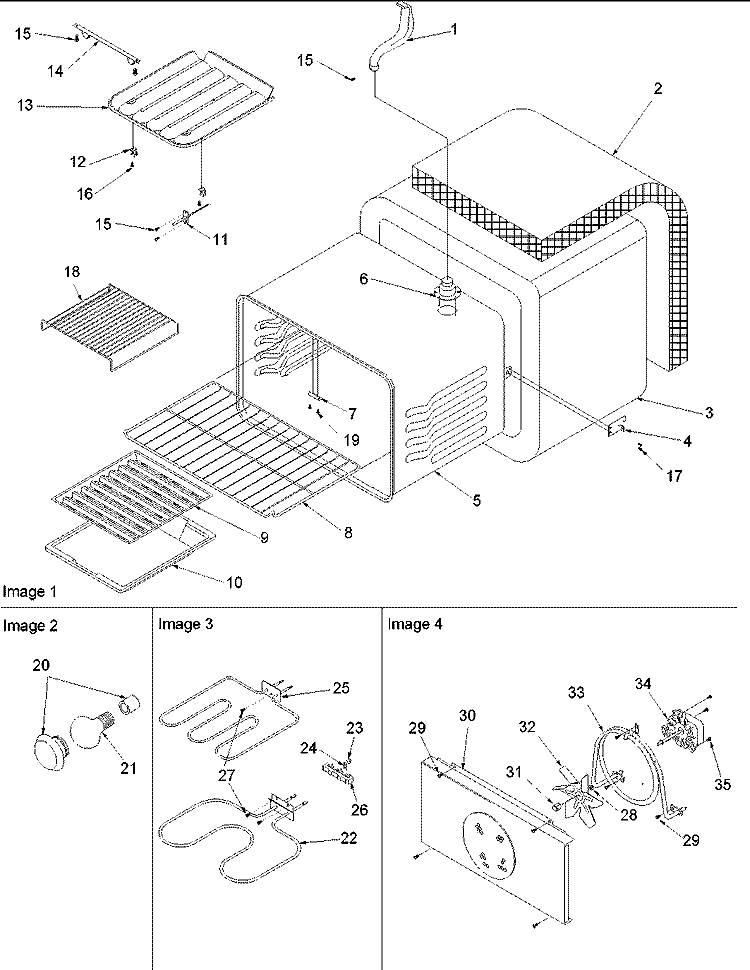 Cavity Diagram and Parts List for ARTC8621CC P1143856NCC Amana Range