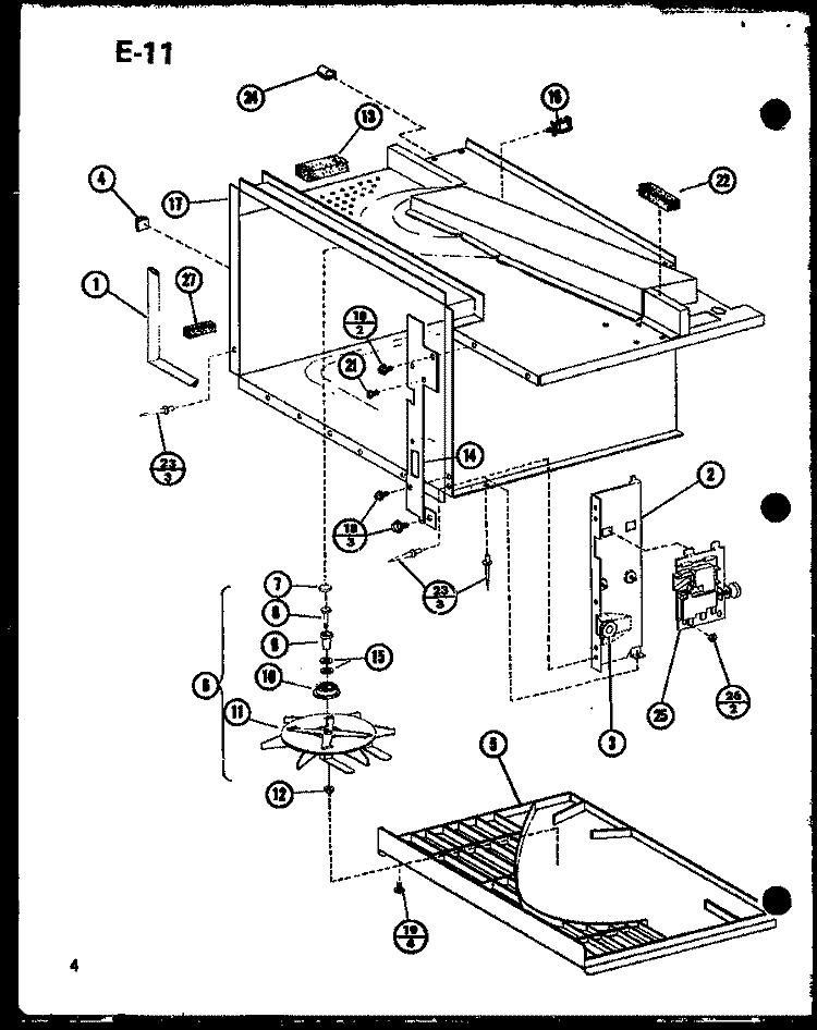 Page 1 Diagram and Parts List for RR-810 P7559202M Amana Microwave