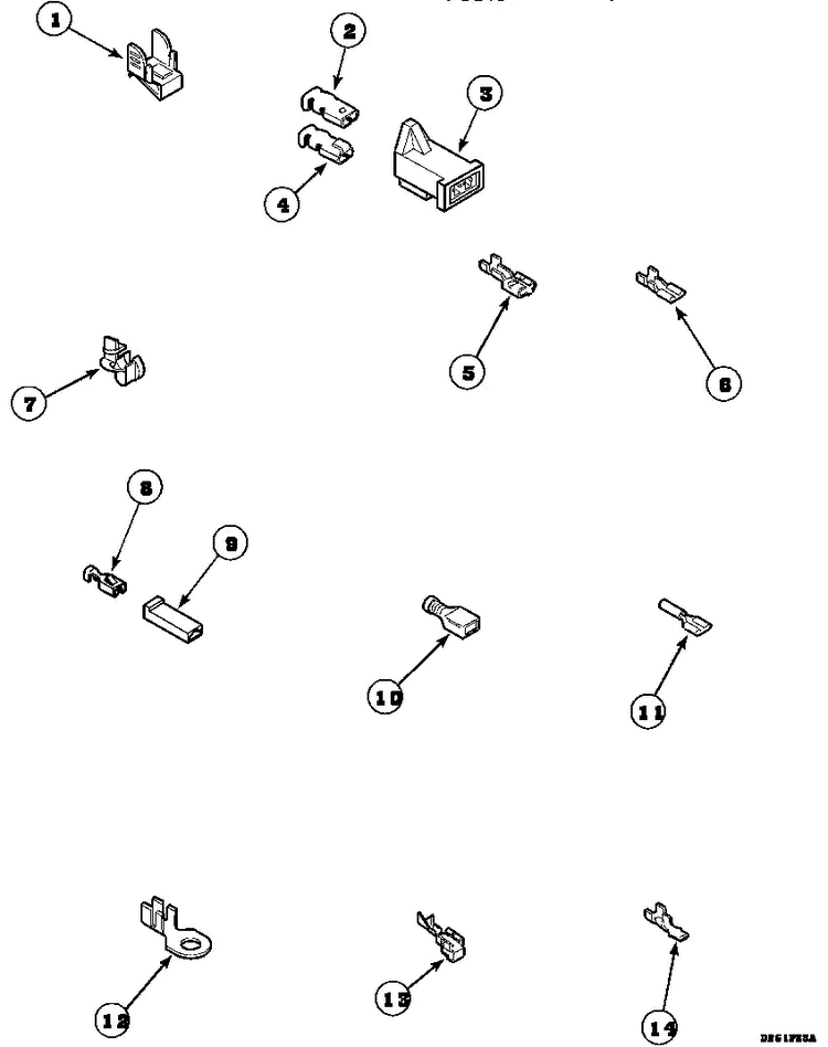 Section 8 Diagram and Parts List for LE8517W2B-PLE8517W2B  Amana Dryer
