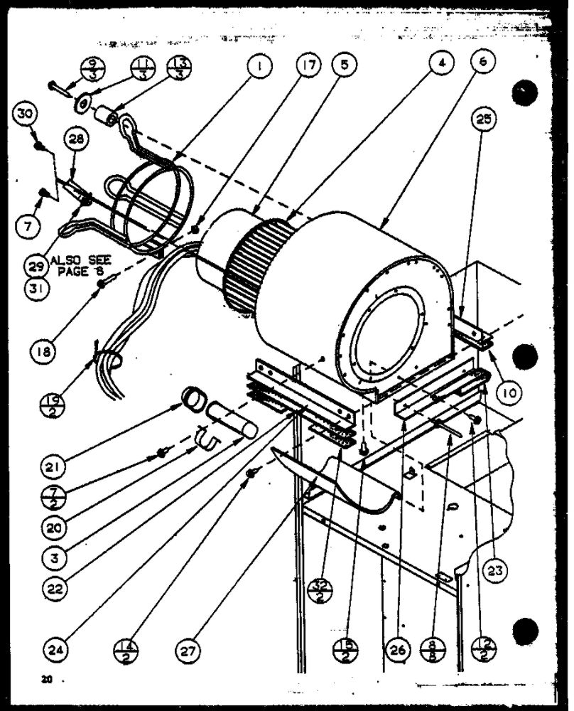 Diagram 8 Diagram and Parts List for GCI90C50CV P9811221F Amana Furnace