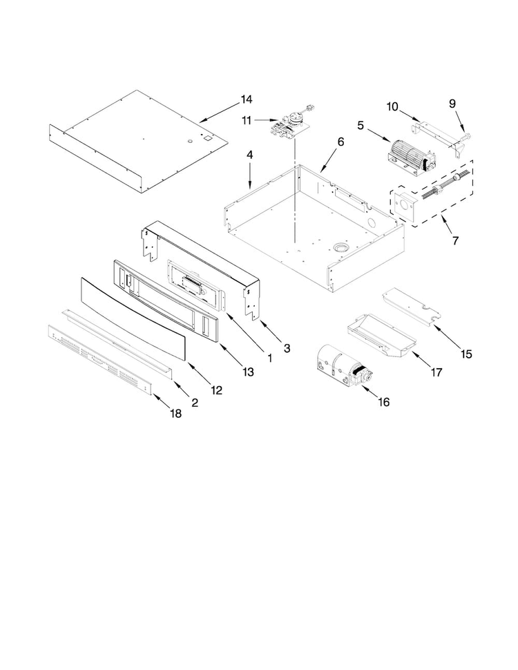 Control Panel Parts Diagram and Parts List for JJW9630DDB32  Jenn-Air Wall Oven
