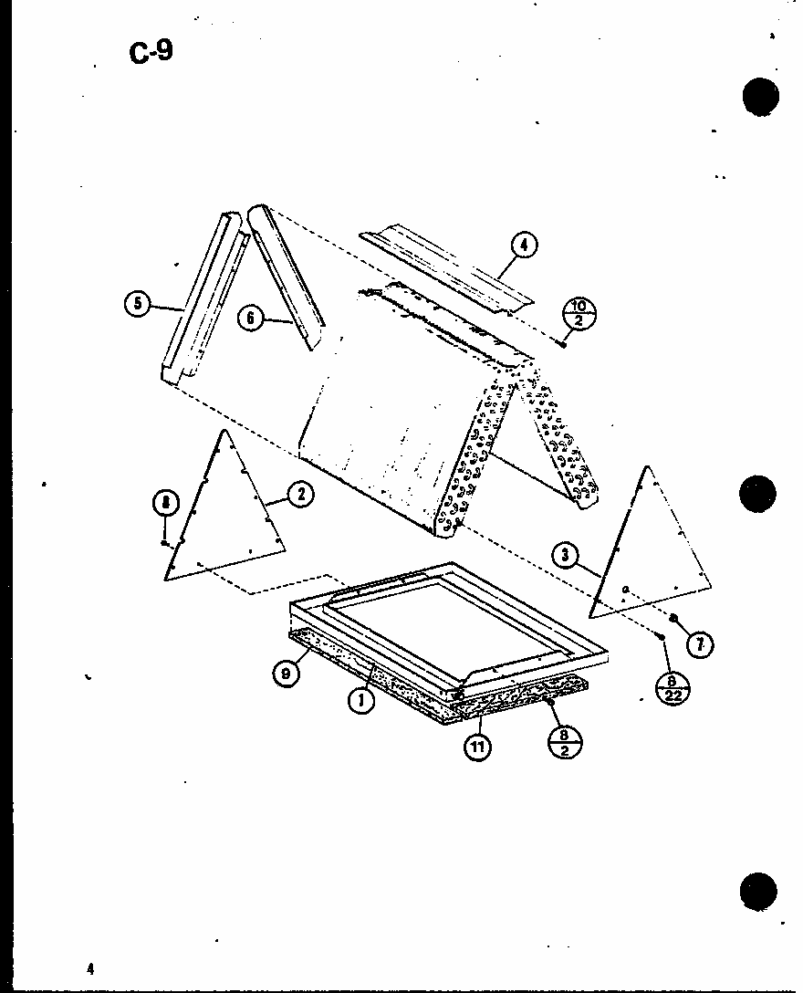 (xfc2.5aov-a/p68926-1c) (xfc3.5aov-a/p68926-3c) (xfc2.5aov-b/p68926-4c) Diagram and Parts List for XFC35AOV-A P68926-3C Amana Air Conditioner
