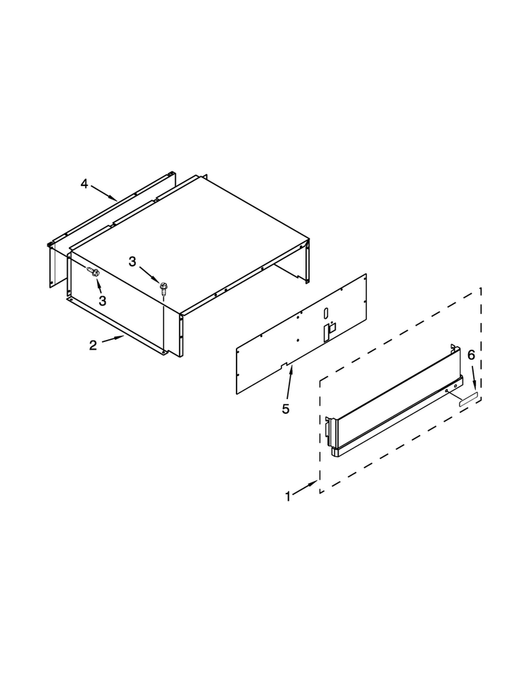 Top Grille And Unit Cover Parts Diagram and Parts List for JS42SSDUDE00  Jenn-Air Refrigerator