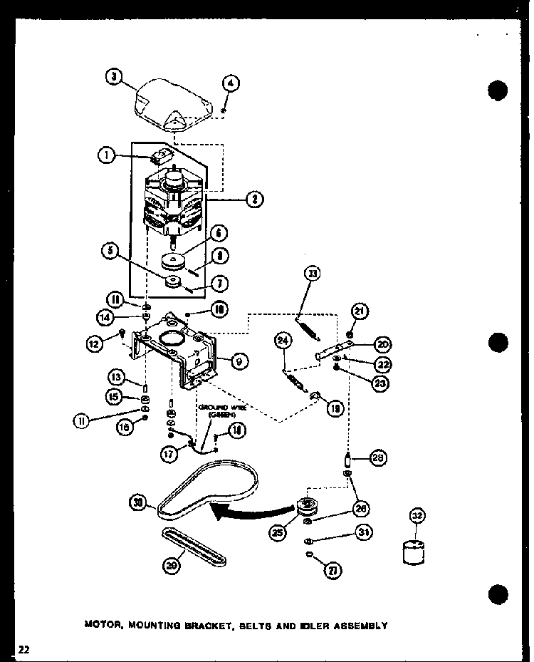 Section 1 Diagram and Parts List for LW2502L P1118409WL Amana Washer