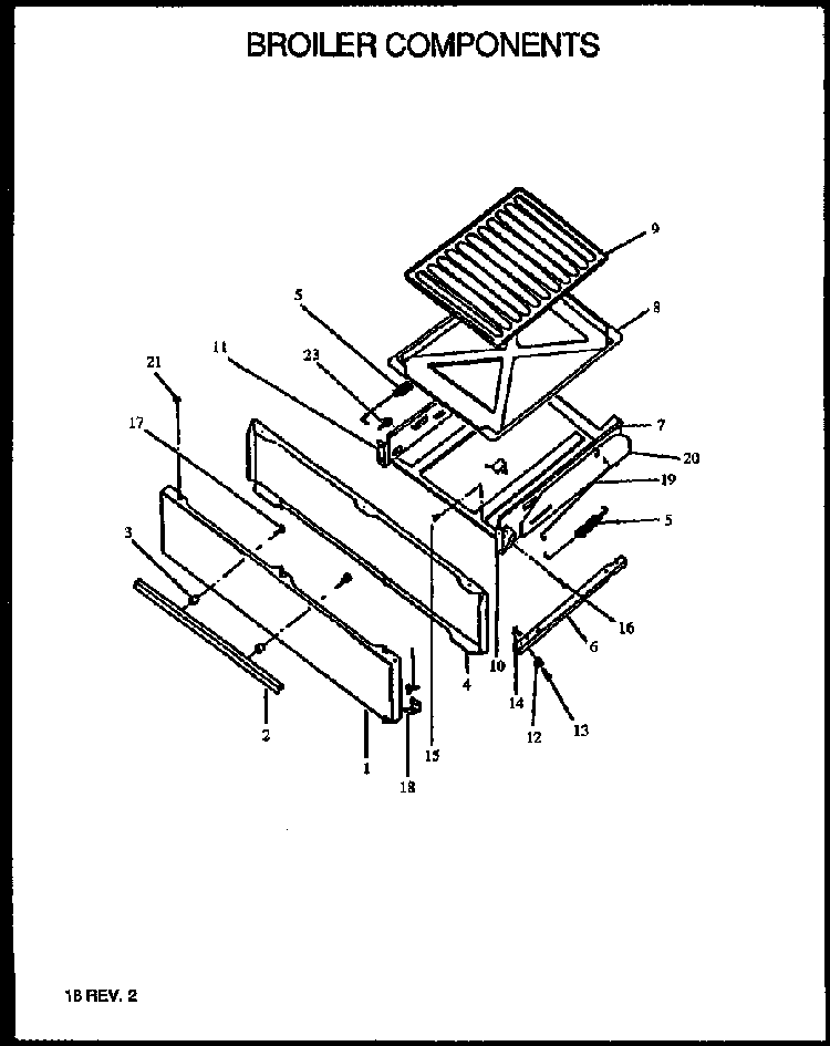Section 9 Diagram and Parts List for RBK28FGL P1142379NL Caloric Range