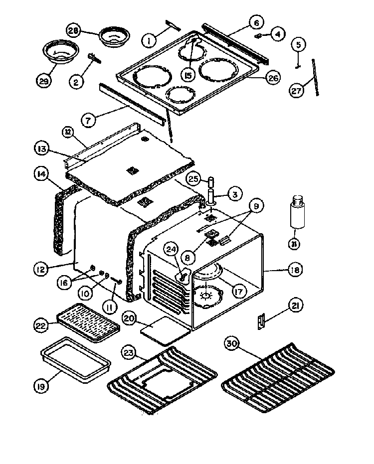 Page 1 Diagram and Parts List for MRR-1000-P8551401S  Amana Microwave Oven Combo