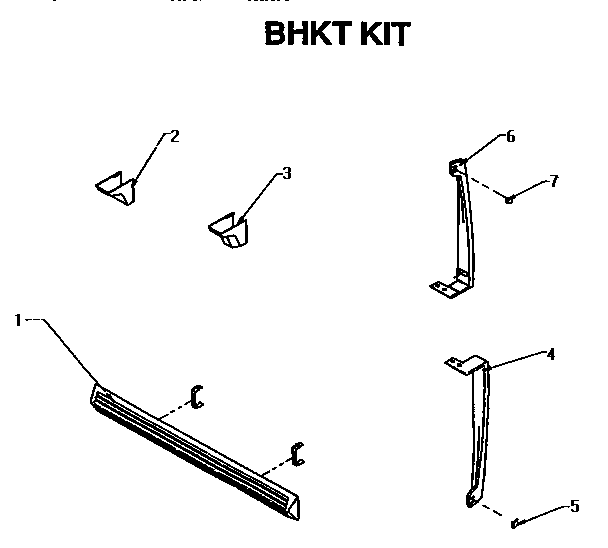 Accessory Kit Parts Diagram and Parts List for TX18R-P1158412W  Amana Refrigerator