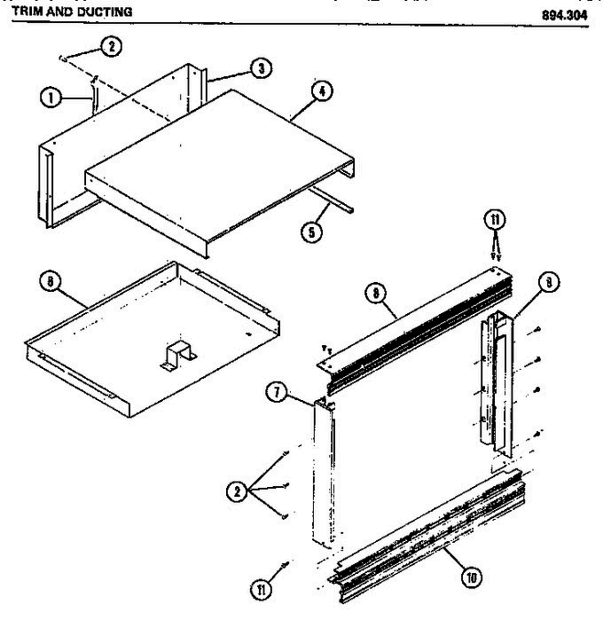 02 - Page 2 Diagram and Parts List for 894304  Litton Microwave