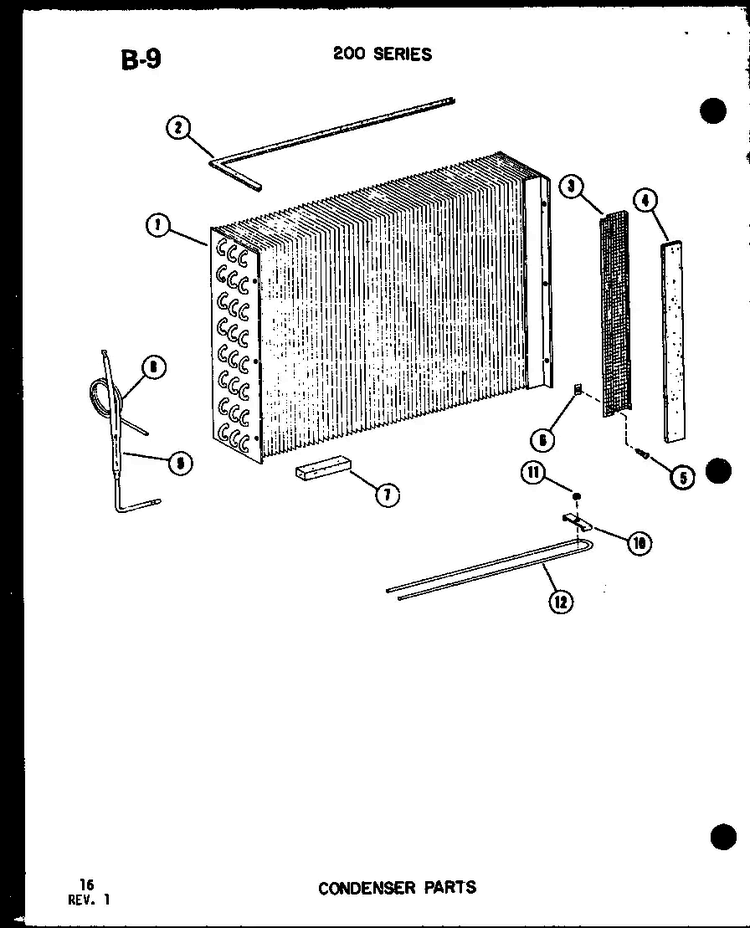 Section 21 Diagram and Parts List for 218-3K P67535-5R Amana Air Conditioner