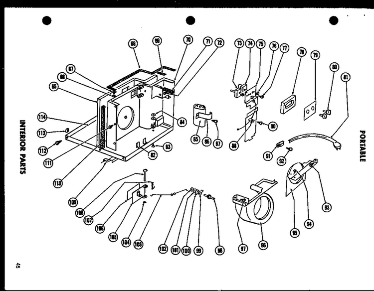 Compressor Parts Diagram and Parts List for ES6P-2SPML P54972-32R Amana Air Conditioner