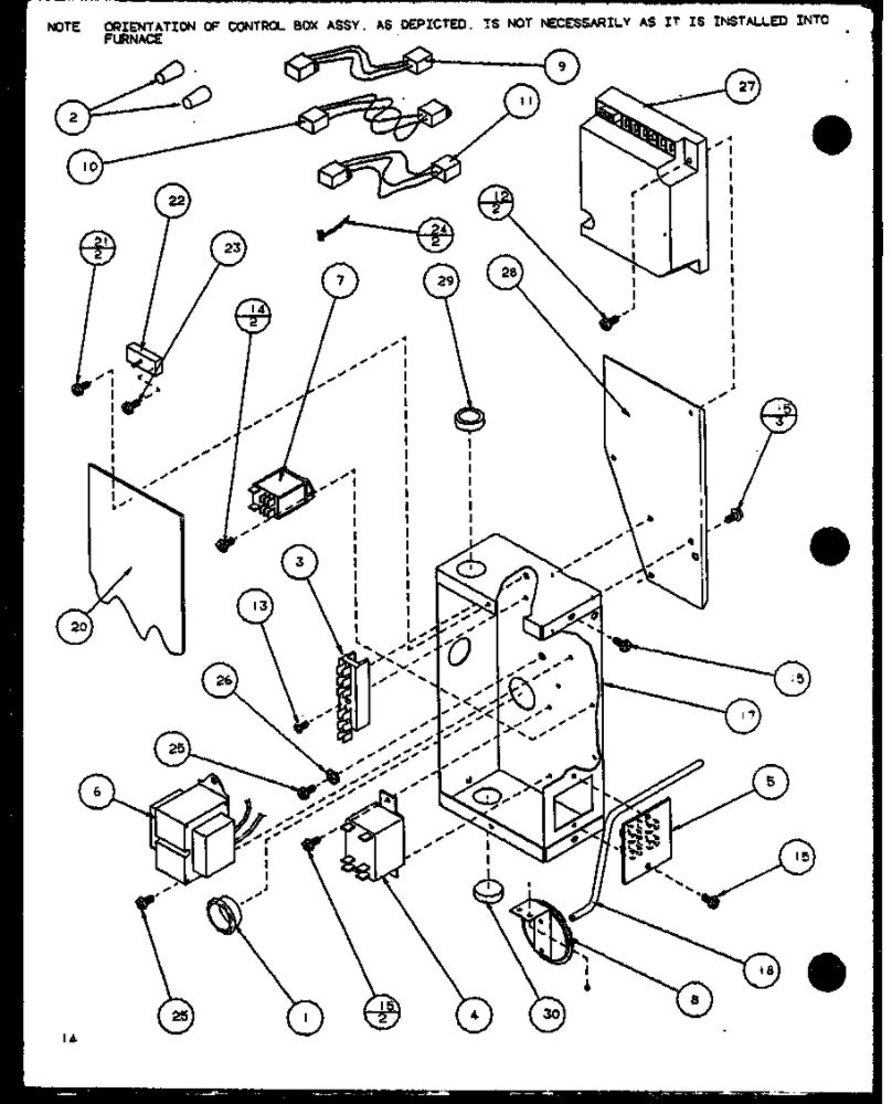Diagram 5 Diagram and Parts List for GCI140B5A0 P9898208F Amana Furnace