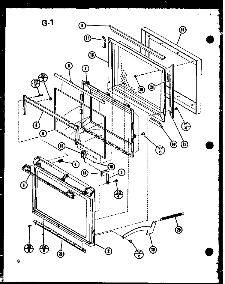 Page 3 Diagram and Parts List for RR-1110 P7605201M Amana Microwave