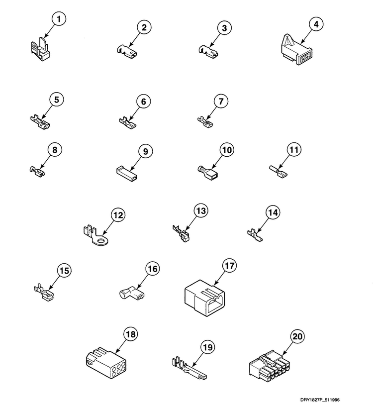 Terminal Blocks Diagram and Parts List for SSG009QF  Speed Queen Dryer