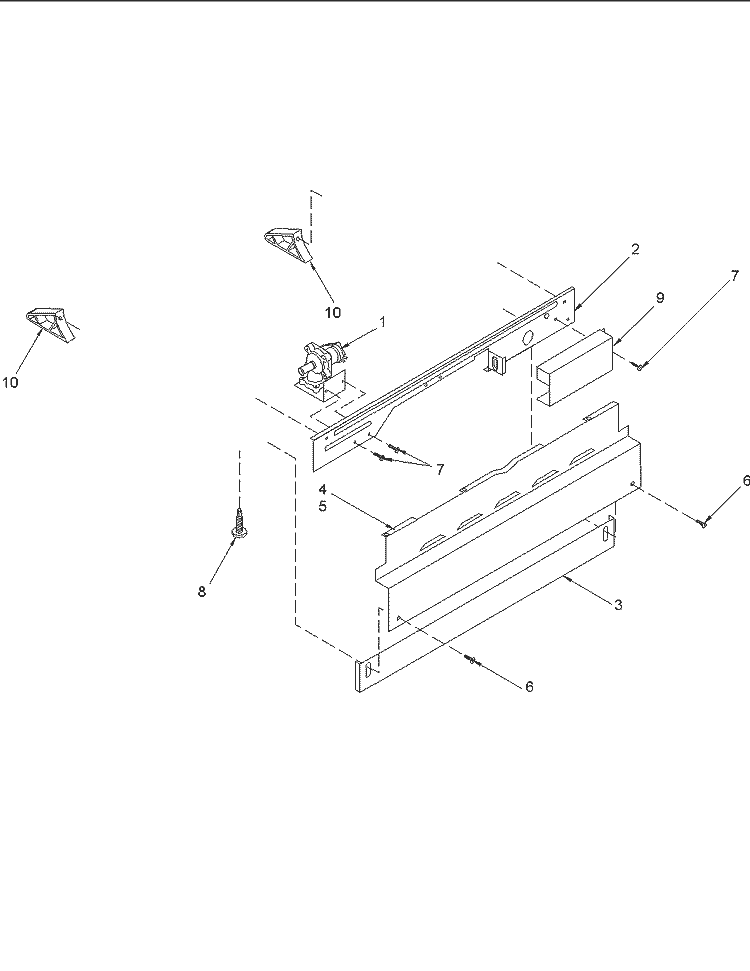 Frame Diagram and Parts List for ADW750EAW PADW750EAW1 Amana Dishwasher