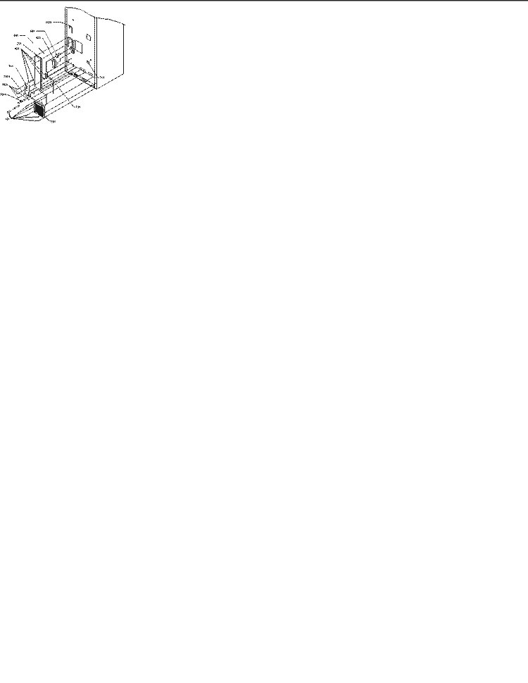 Cabinet Back Diagram and Parts List for ARB2107AW PARB2107AW2 Amana Refrigerator