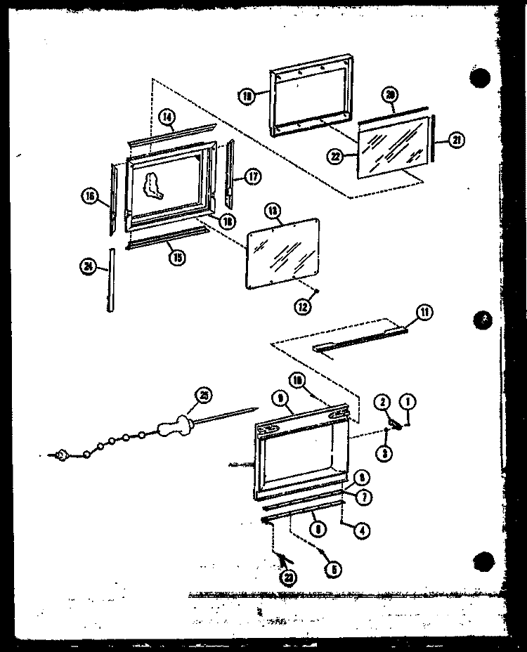 Page 1 Diagram and Parts List for MPP227  Amana Microwave