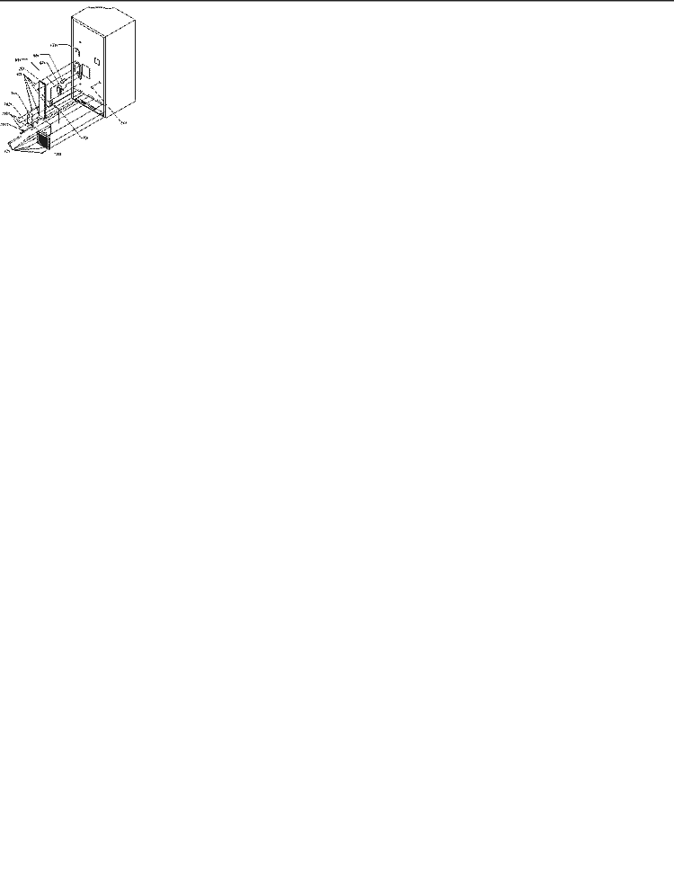 Cabinet Back Diagram and Parts List for ARB210BAC PARB210BAC0 Amana Refrigerator