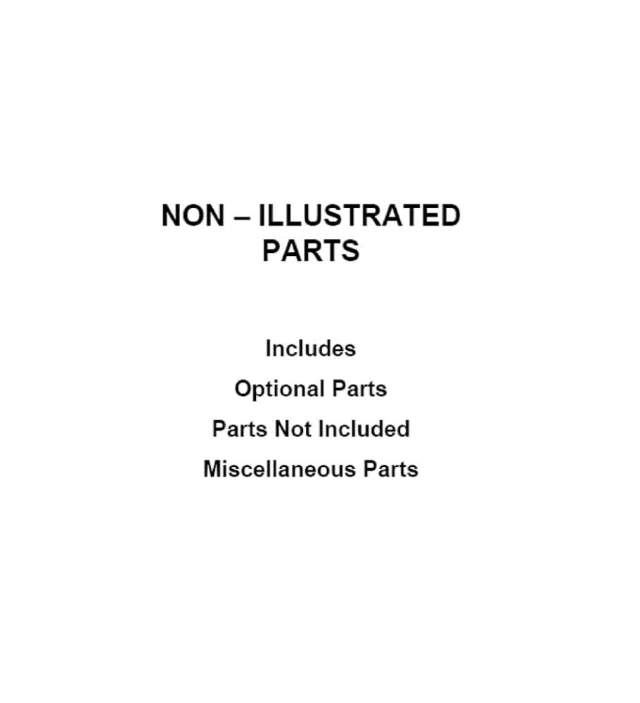 Optional Parts 1 Diagram and Parts List for MED6230RHW1  Maytag Dryer