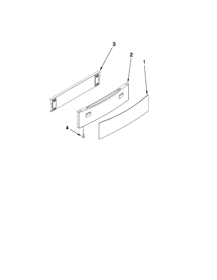 Drawer Parts Diagram and Parts List for JES9750CAS02  Jenn-Air Range