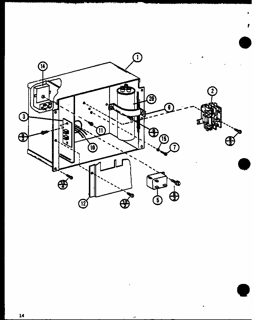 (srcf18u01b/p6917204c) (srcf24u01b/p6917205c) (srcf24u01c/p6917207c) Diagram and Parts List for SRCF24U01A P6917230C Amana Air Conditioner