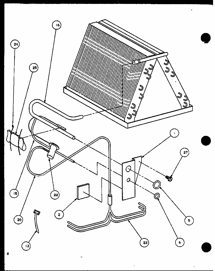 (acfc36aovd/p9968012c) Diagram and Parts List for ACFC18AOVD P9968009C Amana Air Conditioner