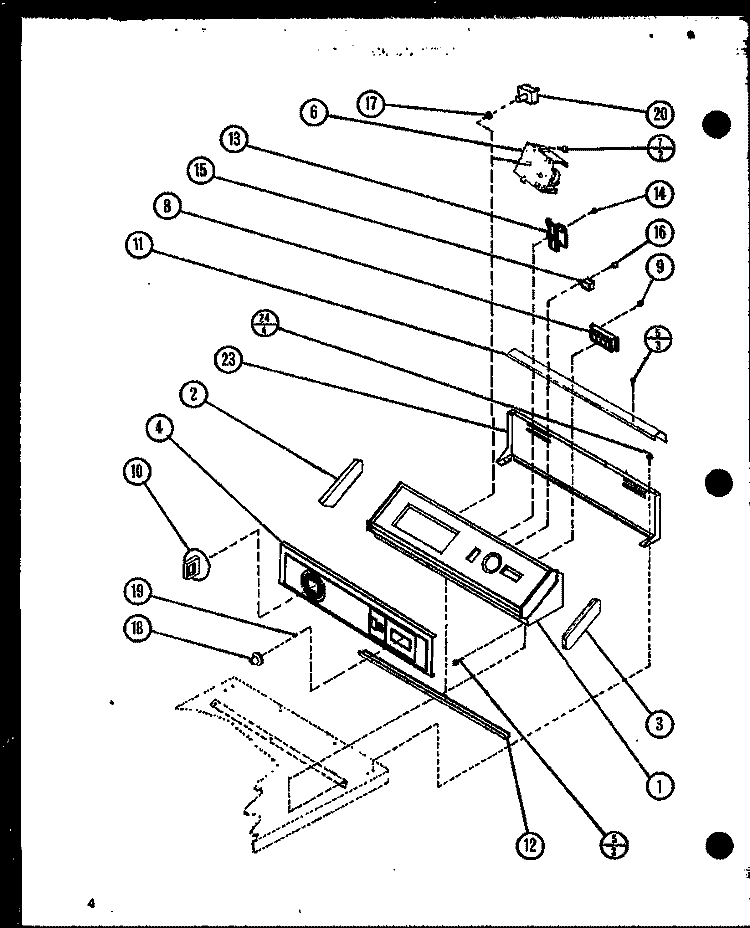 Page 1 Diagram and Parts List for LG2401 P7762205W W Amana Dryer