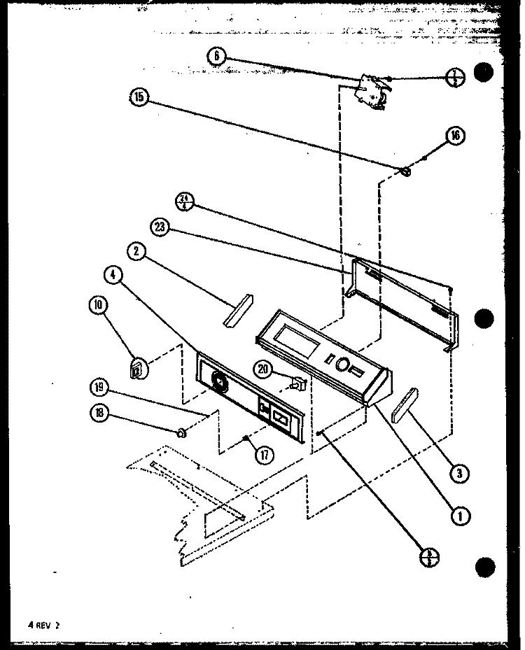 Page 1 Diagram and Parts List for LED450 P7762209W Amana Dryer