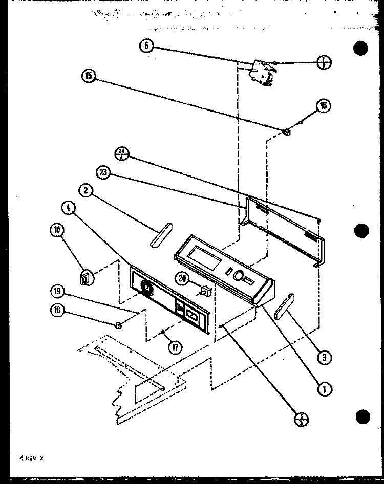 Page 1 Diagram and Parts List for LGD251 P7762212W W Amana Dryer