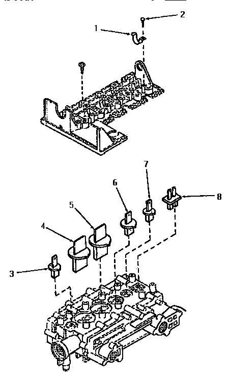 70354 Control Body Diagram and Parts List for DK5010  Speed Queen Trash Compactor