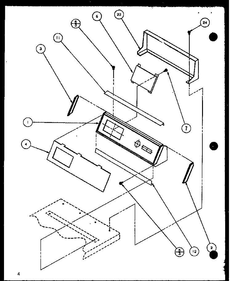 Page 1 Diagram and Parts List for LG2912 P7804826W W Amana Dryer