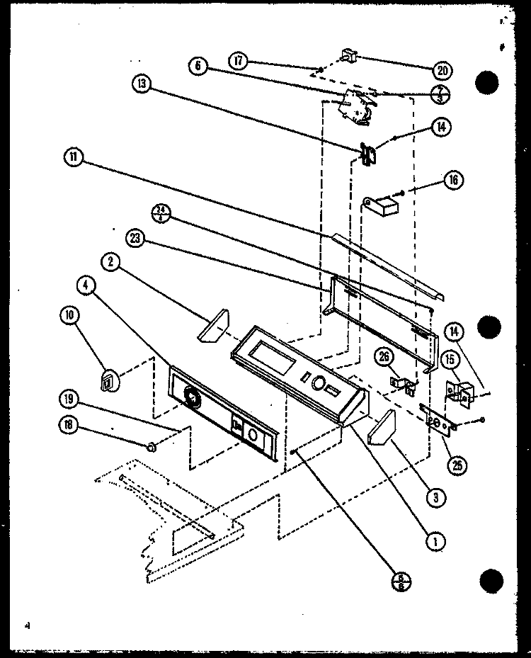 Page 1 Diagram and Parts List for LED302 P7762221W Amana Dryer