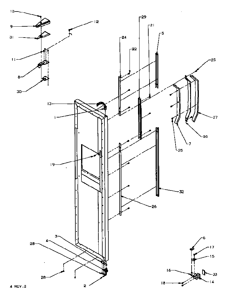 Section 6 Diagram and Parts List for FS-14EVPA  Amana Microwave