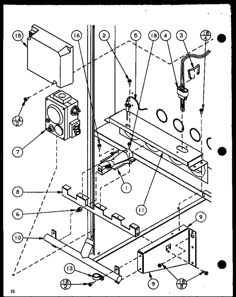 Section 7 Diagram and Parts List for GHI140A35 P6983108F Amana Heater