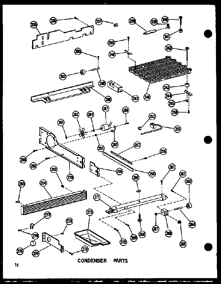 Condenser Parts Diagram and Parts List for BC20WC-P6023510WC  Amana Refrigerator