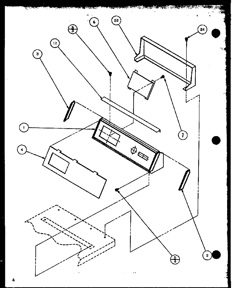 Page 1 Diagram and Parts List for LED902 P7804819W Amana Dryer