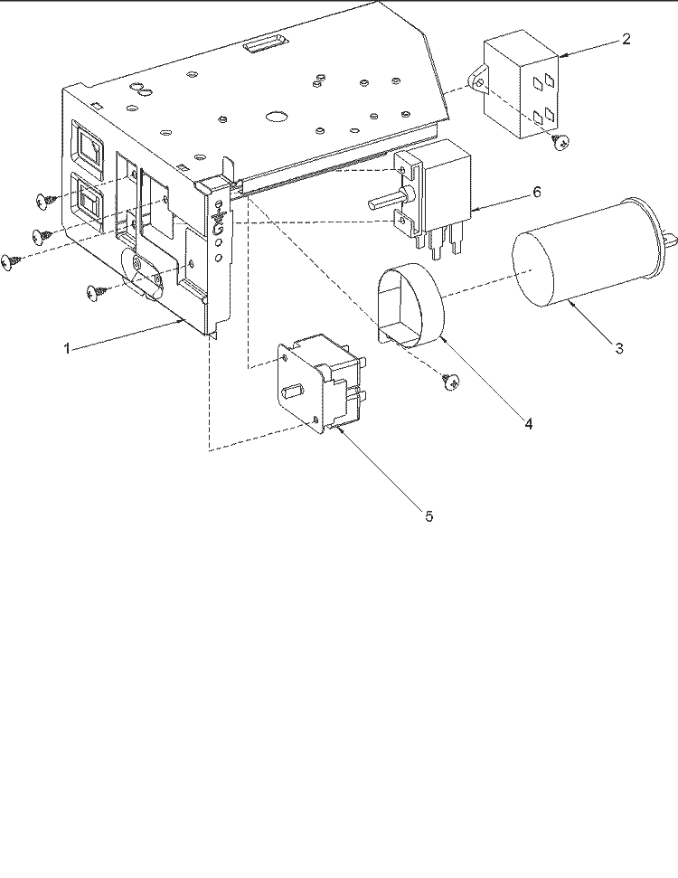 CONTROL ASSEMBLY Diagram and Parts List for AAC121SRA PAAC121SRA0 Amana Air Conditioner