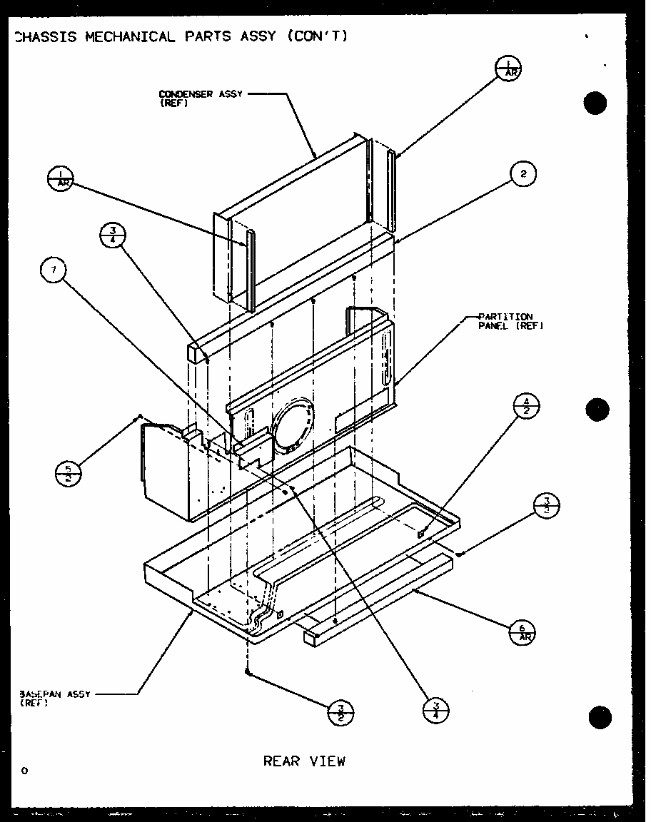 Chassis Mechanical Parts Assy (ptc12300e/p9999715r) (ptc12400e/p9806715r) (ptc12300ec/p9811715r) (ptc12400ec/p9872415r) Diagram and Parts List for PTC12400EC P9872429R Amana Air Conditioner