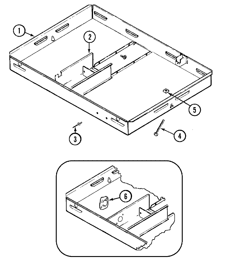 BURNER BOX ASSEMBLY Diagram and Parts List for CVE407B  Jenn-Air Cooktop