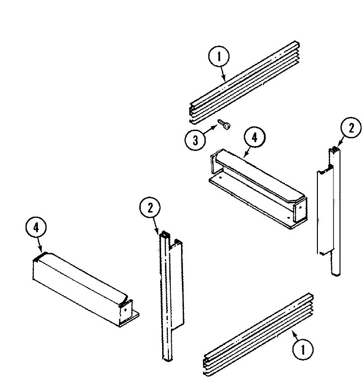 TRIM KITS Diagram and Parts List for A626B  Jenn-Air Wall Oven