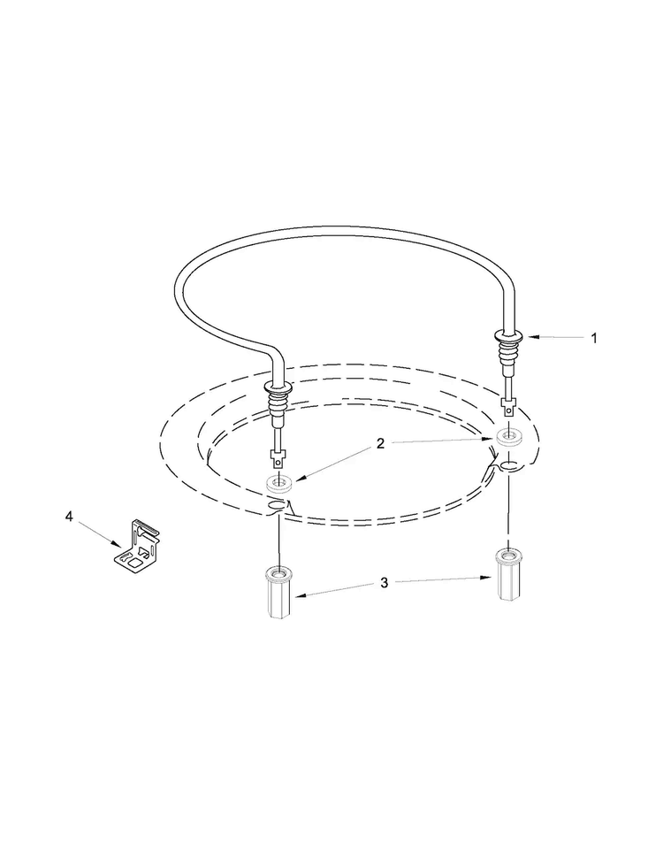 Heater Parts Diagram and Parts List for MDC4809PAB2  Maytag Dishwasher