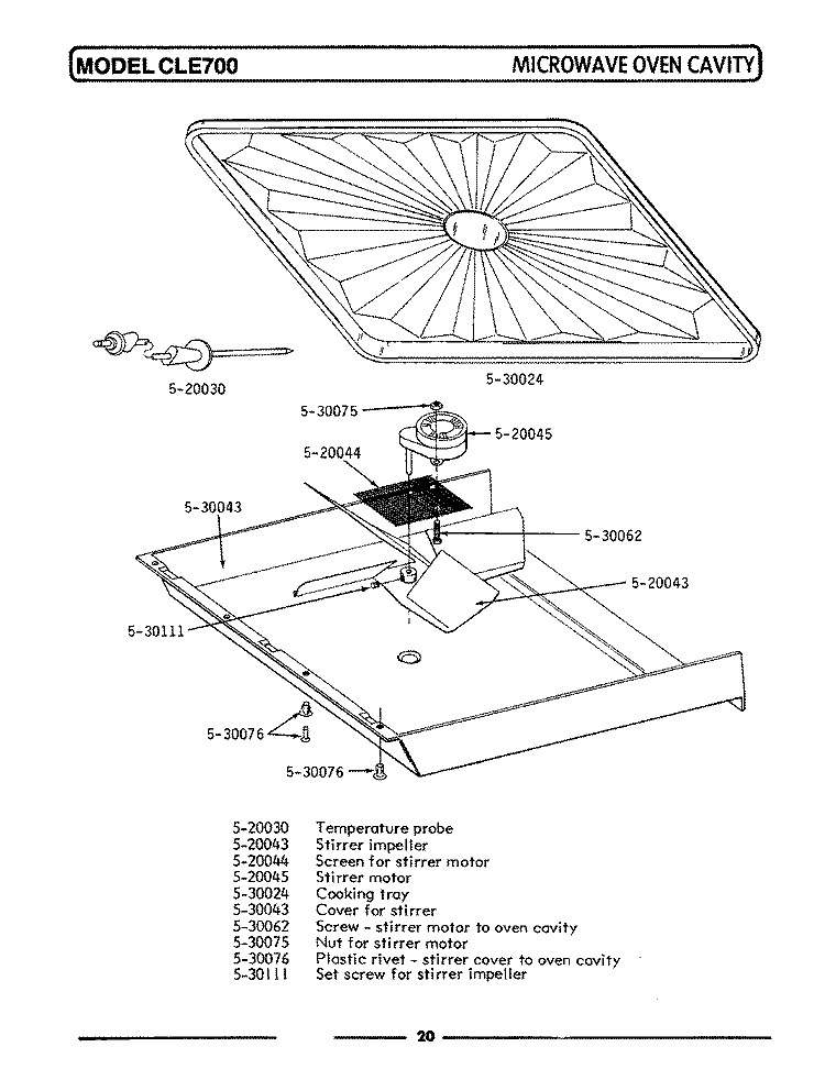 MICROWAVE TURNTABLE Diagram and Parts List for CLE700  Maytag Microwave Oven Combo